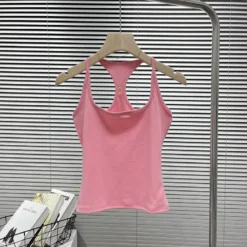 Women Vintage American Solid Camisole -Women Fashion Shop 9feca16812bf3525