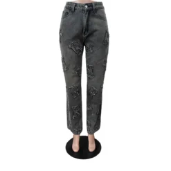 Women Casual Label Straight Denim Pants 16 Women Casual Label Straight Denim Pants -Women Fashion Shop a09788b41f273b4d
