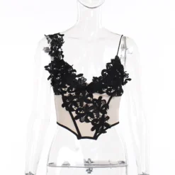 Spring Women's Vest Sexy Chic Slim Fit Lace Irregular Tunic Top 32 Spring Women's Vest Sexy Chic Slim Fit Lace Irregular Tunic Top -Women Fashion Shop a0b86a94c464b185