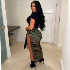 Women Camouflage Denim Skirt -Women Fashion Shop a0fcdb0068e2d12a