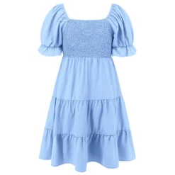 Women Sexy Ruffles Chic Cascading Ruffles Dress -Women Fashion Shop a1e9a1b5eb95b5fa