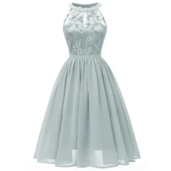 Spring Summer Chiffon Dress Sexy Lace Patchwork Dress Dress -Women Fashion Shop a2d08d15c8999c5b