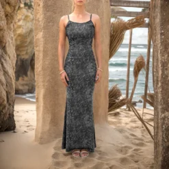 Women Casual Washed Printed Sleeveless Strapless Maxi Dress 16 Women Casual Washed Printed Sleeveless Strapless Maxi Dress -Women Fashion Shop a459df0513757e61