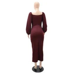 Women Fit Sexy Backless Long Sleeve Slit Dress 30 Women Fit Sexy Backless Long Sleeve Slit Dress -Women Fashion Shop a62fc3ba413af9d9