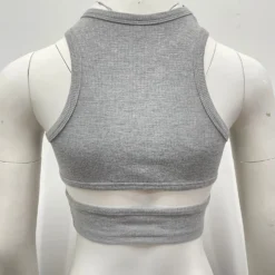 Women Summer Hollow Sleeveless Crop Top -Women Fashion Shop a92e99a059a0ee0f