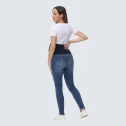Women's Tight Fitting Maternity Denim Pants -Women Fashion Shop a968fdda497a6f9f