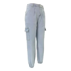 Women's Slim Fit Multi-Pocket Denim Cargo Pants 27 Women's Slim Fit Multi-Pocket Denim Cargo Pants -Women Fashion Shop a9838a1c8a2bb60e