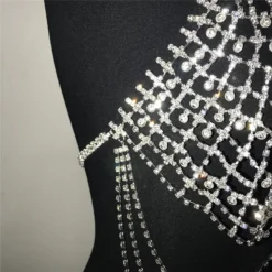 Summer Sexy Nightclub Sparkling Diamond Breast Chain Top -Women Fashion Shop aa720f1e93e00eb8