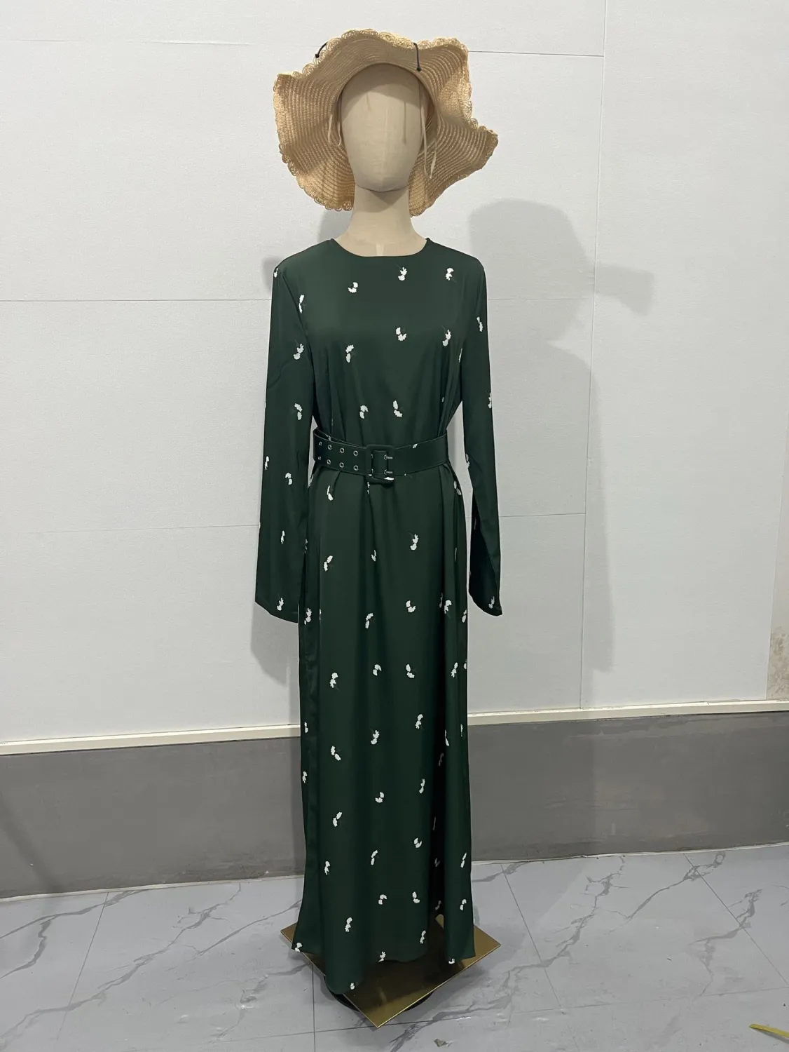 Autumn Fashion Chic Long Sleeve Slim Fit Ruffled A-Line Long Dress 4 Autumn Fashion Chic Long Sleeve Slim Fit Ruffled A-Line Long Dress - Image 2