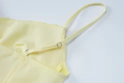 Women's Summer Sexy Strap Pleated Slim Waist Casual Long Dress -Women Fashion Shop ac5772fba0cdd8ae