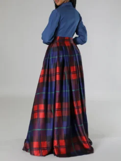 Women Casual Printed Turndown Collar Shirt Dress 24 Women Casual Printed Turndown Collar Shirt Dress -Women Fashion Shop ad320fa166f98e3f