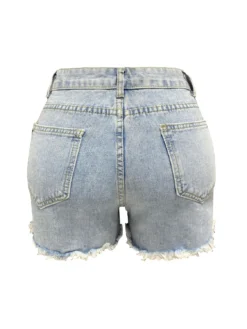 Spring Summer High Waist Ripped Tassel Women's Fashion Irregular Denim Shorts 13 Spring Summer High Waist Ripped Tassel Women's Fashion Irregular Denim Shorts -Women Fashion Shop ad857e2d1b2c7bf3