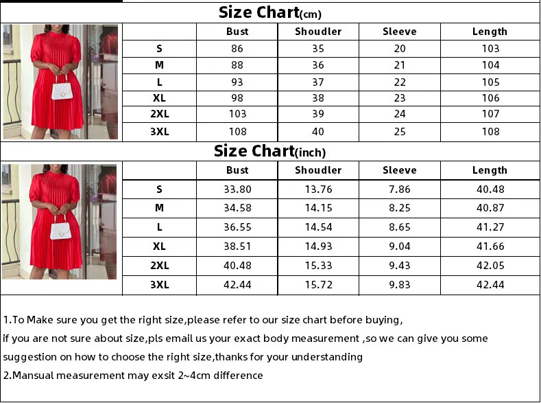 Plus Size Women's Summer Fashion Loose Casual Lace-Up Pleated Dress 13 Plus Size Women's Summer Fashion Loose Casual Lace-Up Pleated Dress - Image 11