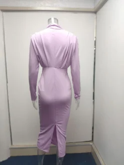 Women Fall Trendy Solid Long Sleeve Dress -Women Fashion Shop b0bafa3f6a3651cc