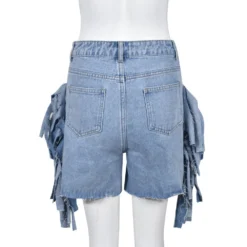 Summer Women's High Waist Ripped Wash Style Hole Tassel Short Shorts 33 Summer Women's High Waist Ripped Wash Style Hole Tassel Short Shorts -Women Fashion Shop b2038bb666142d47