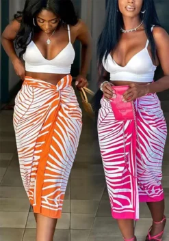 Print Irregular Long Skirt -Women Fashion Shop b296e65c42899dc7