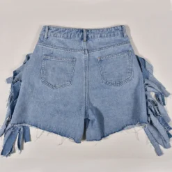 Summer Women's High Waist Ripped Wash Style Hole Tassel Short Shorts 35 Summer Women's High Waist Ripped Wash Style Hole Tassel Short Shorts -Women Fashion Shop b2c5292d85ce6f25