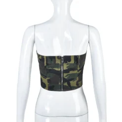 Summer Style Trend Low Back Irregular Camouflage Vest Top -Women Fashion Shop b428b4dfe9de1bff