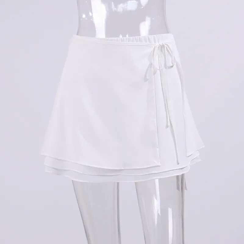 Women Sexy Chiffon Strap Ruffles Dress 13 Women Sexy Chiffon Strap Ruffles Dress - Image 11