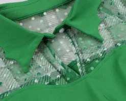 Plus Size Women Bell Bottom Sleeve Patchwork Vintage Dress -Women Fashion Shop b5f82123593258f0