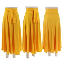 Women's Solid Casual Long Skirt -Women Fashion Shop b62e28a49fc6c0dc