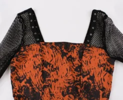 Halloween Cosplay Costume Women's Rose Print A-Line Gothic Lolita Dress -Women Fashion Shop b73da42f711564bd