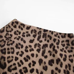 Women Leopard Print Satin Fishtail Skirt -Women Fashion Shop ba41152cd6d73e27