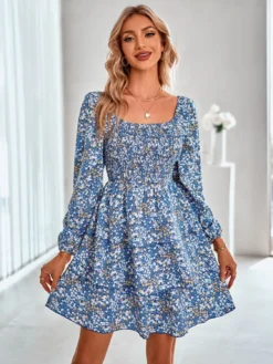 Women Casual Print Long Sleeve Dress 13 Women Casual Print Long Sleeve Dress -Women Fashion Shop bb3575521ac4525b