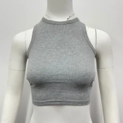 Women Summer Hollow Sleeveless Crop Top -Women Fashion Shop bdb1e16ffb45ffa4