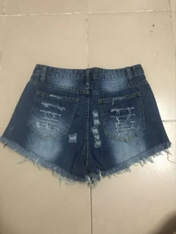 Women American Flag Ripped Tassel Denim Shorts -Women Fashion Shop bebbfb0d4385b3f2