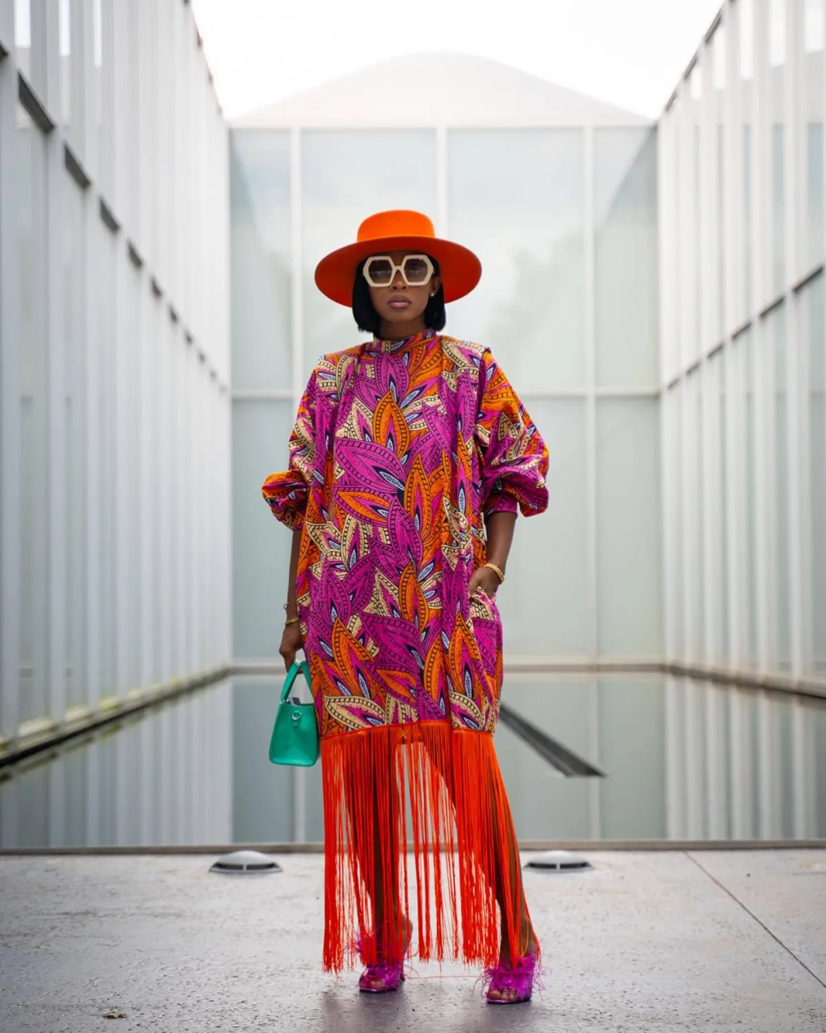 Women's Casual Print Fringed Maxi Dress 12 Women's Casual Print Fringed Maxi Dress - Image 10