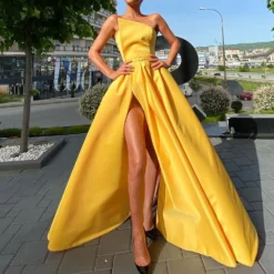 Women One Shoulder Strapless Sexy Slit Dress 17 Women One Shoulder Strapless Sexy Slit Dress -Women Fashion Shop c00fc1552cff31da