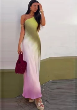 Summer Women's Tie-dye Asymmetric Dress -Women Fashion Shop c0c15d8473031f29