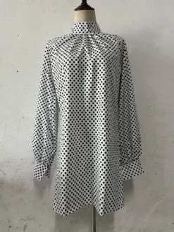 Spring And Autumn Fashionable Polka Dot Print Dress For Women -Women Fashion Shop c140b5fc412f4c15