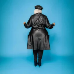 High Collar Solid Color Long Sleeve Loose Pu Dress 23 High Collar Solid Color Long Sleeve Loose Pu Dress -Women Fashion Shop c35749fda18b0b1a