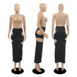 Women Fashion Cut Out Solid Maxi Dress -Women Fashion Shop c4a13a96cc37bdd5
