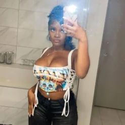 Women's Summer Printed Straps Vest -Women Fashion Shop c71209cad3c5ab58