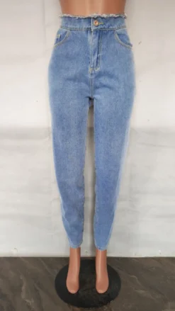 Women's Bandage Slim Fit Denim Ladies Long Pants 12 Women's Bandage Slim Fit Denim Ladies Long Pants -Women Fashion Shop c79d1293cf52a2d3