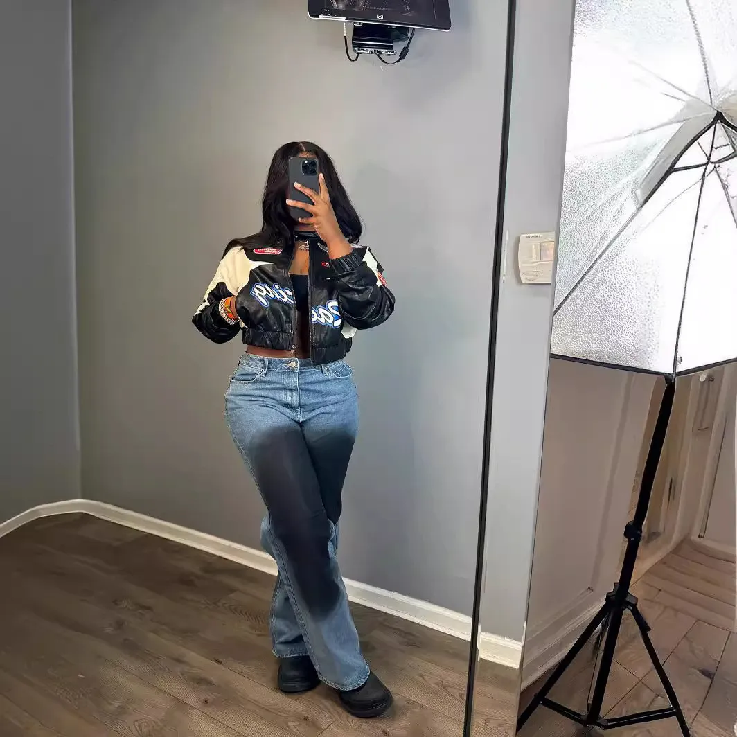 Women Loose Denim Pants 4 Women Loose Denim Pants - Image 2