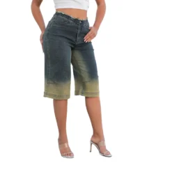 Mid-Waist Straight Elastic Loose Denim Pants -Women Fashion Shop cbe343e90e60e789