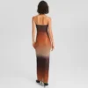 Autumn Women's Sexy Strapless Low Back Gradient Color Slim Long Dress 2 Autumn Women's Sexy Strapless Low Back Gradient Color Slim Long Dress -Women Fashion Shop cd4216f63fdb080b