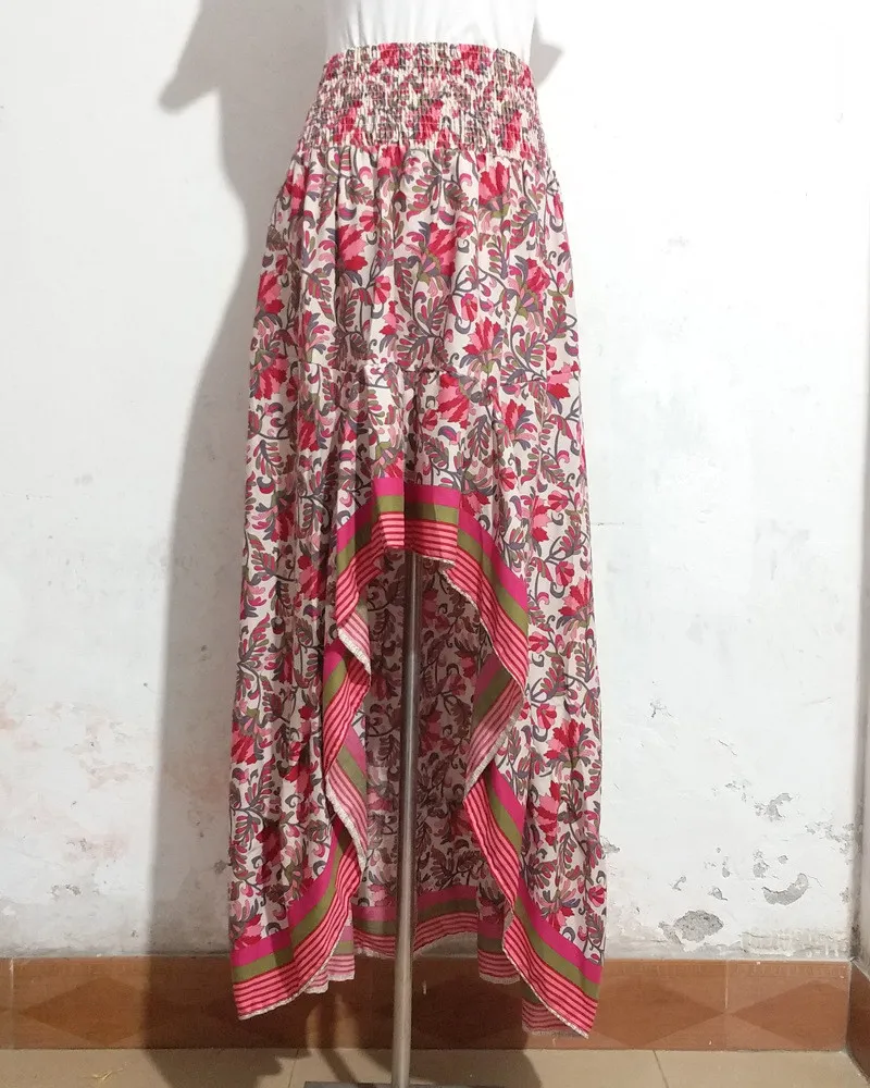 Women Printed Irregular Skirt 7 Women Printed Irregular Skirt - Image 5