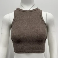 Women Summer Hollow Sleeveless Crop Top -Women Fashion Shop d10b1b9ca7a212cb