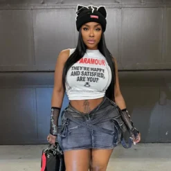 Women Printed Tank Top Crop T-Shirt -Women Fashion Shop d174a43b2653ad1d