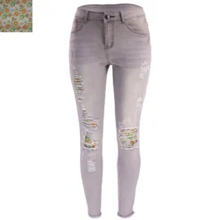 Fall New Fashion Ripped Patch Women Denim Pants Jeans 26 Fall New Fashion Ripped Patch Women Denim Pants Jeans -Women Fashion Shop d2f0f2e2d96d7f51