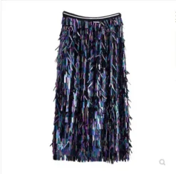 Women Fringed Sequin High Waist Bodycon Skirt 22 Women Fringed Sequin High Waist Bodycon Skirt -Women Fashion Shop d49bb2945a922f8e