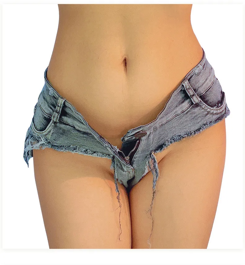 Sexy Stretch Denim Shorts Low Rise Bar Nightclub Shorts Women's Clothing 14 Sexy Stretch Denim Shorts Low Rise Bar Nightclub Shorts Women's Clothing - Image 12
