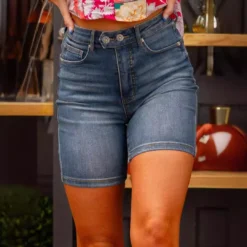 Summer Retro Slim Fit Women's Denim Shorts 20 Summer Retro Slim Fit Women's Denim Shorts -Women Fashion Shop d82acb99ebe193a3