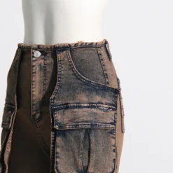 Stylish Casual Patchwork Multi-Pocket Denim Pants 37 Stylish Casual Patchwork Multi-Pocket Denim Pants -Women Fashion Shop d9aee7c2102c4798