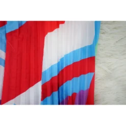 Women Halter Neck Backless Pleated Print Sleeveless Dress -Women Fashion Shop da703e1c0d679ee9